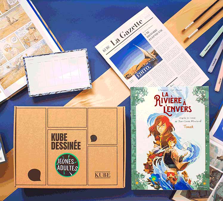 Kube dessinée, une carte cadeau fille 14 ans