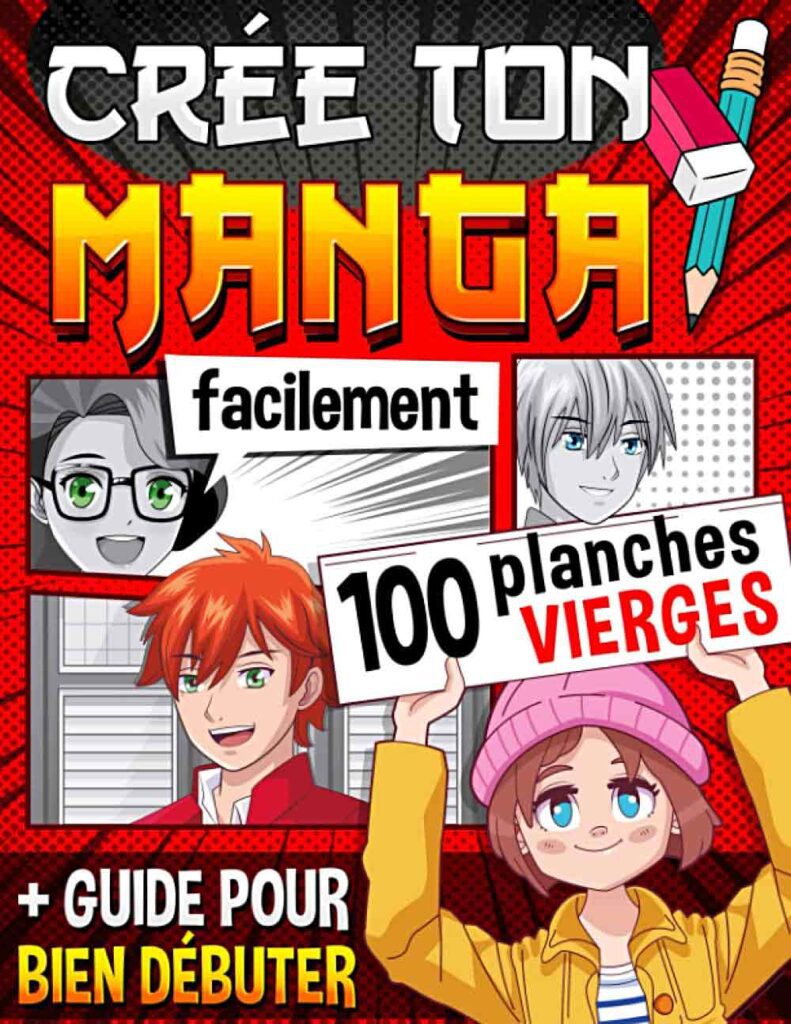Crée ton manga facilement, un cadeau enfant fille 11 ans