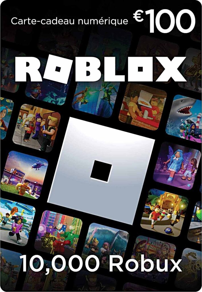 Carte Cadeau Roblox, un cadeau 100 € ado