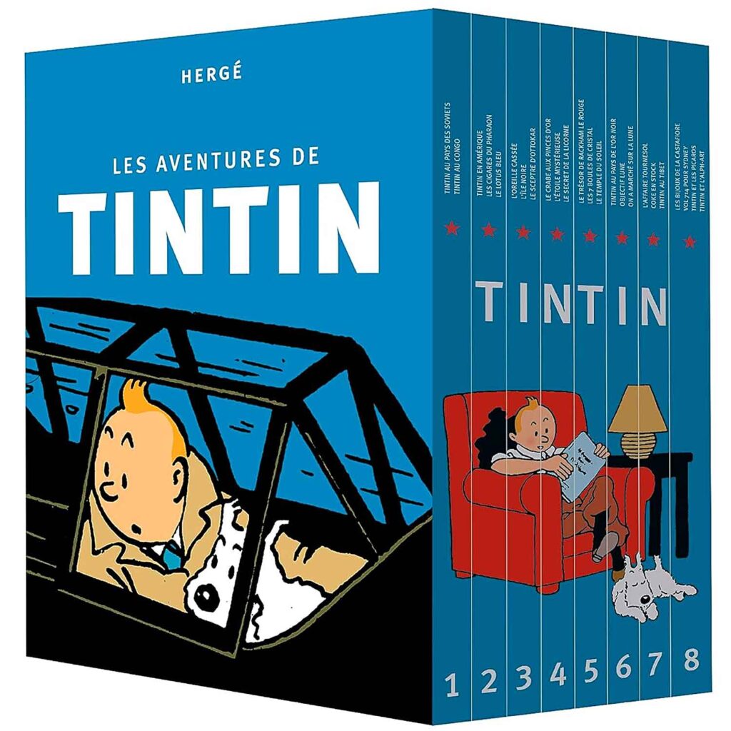 Coffret les Aventures de Tintin, un cadeau pour ado noël
