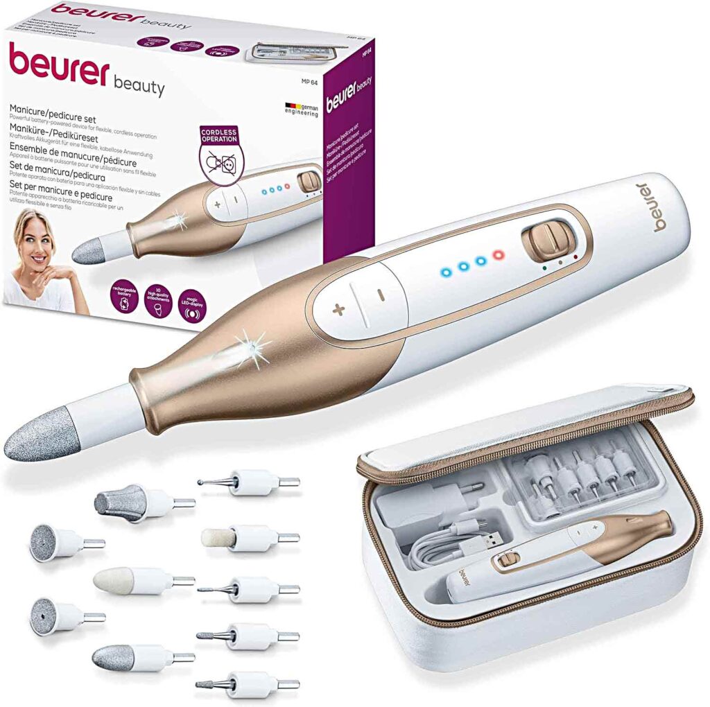 Kit de manucure électrique Beurer, un cadeau de Noël pour une amie