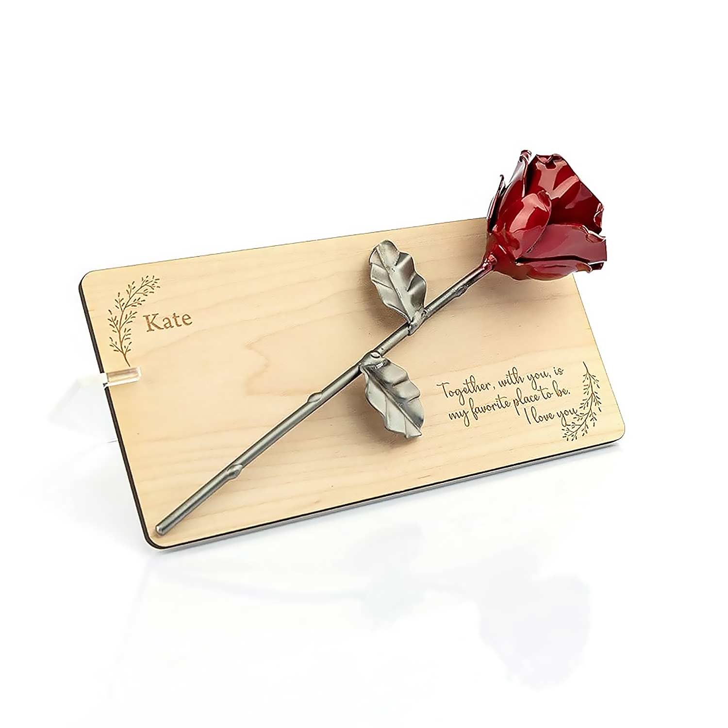 Rose Eternelle en Fer Forgé