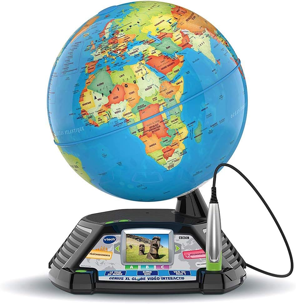 Globe terrestre interactif, un cadeau garçon 10 ans geek