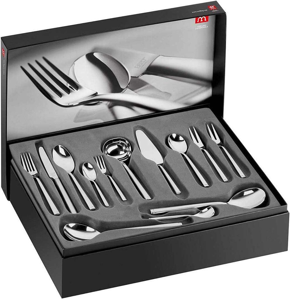 Ménagère pour 12 personnes, un coffret cadeau couple original