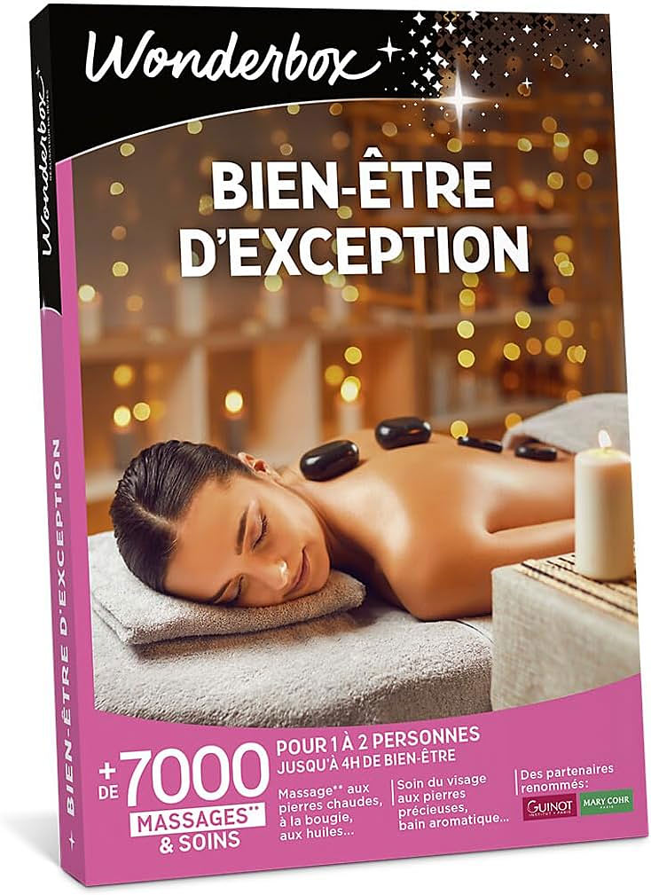 Coffret cadeau bien-être d'exception, idée cadeau saint valentin femme