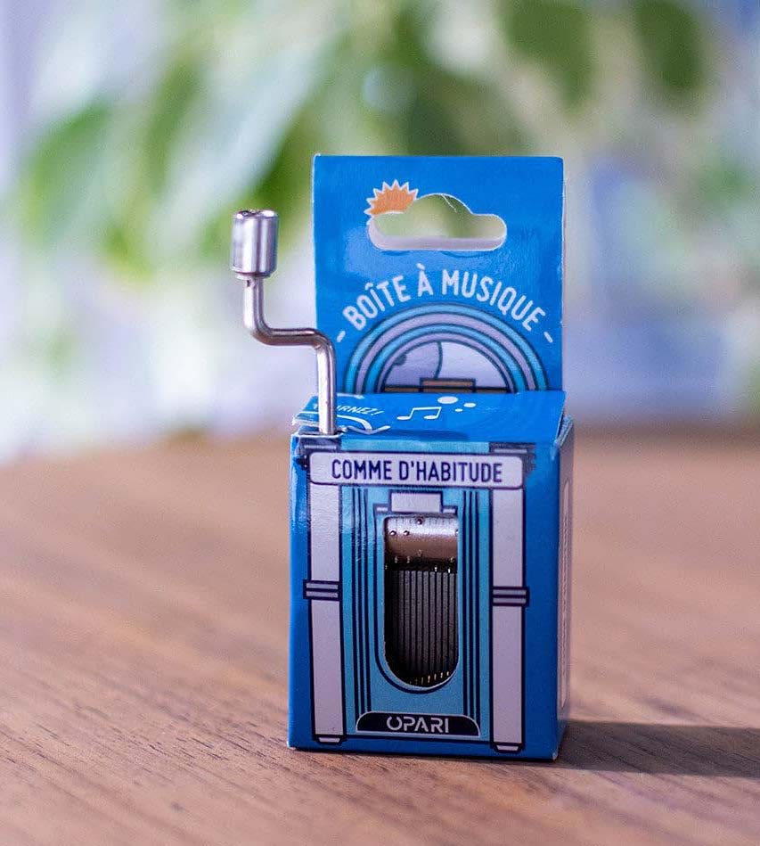Boîte à musique comme d'habitude, un cadeau musical